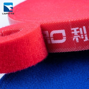 مشابك البوليستر البرتقالي حقيبة ذاتية اللصق <span class=keywords><strong>3</strong></span> 4 بوصة هوك وحلقة للحبل - Product Image 5