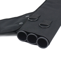 Chasse personnalisée de haute qualité noir/camo couleurs hanche taille 3 tubes portable flèche carquois