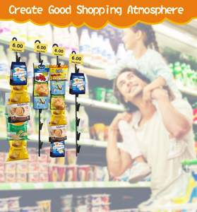 Tiras de clips de metal Lays Potato Chips Display Rack Stand - Product Image 6