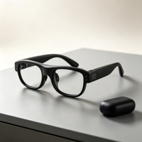 Lunettes intelligentes pour l'élimination des barrières linguistiques, lunettes d'interprétation IA en alliage de magnésium compactes pour la communication mondiale