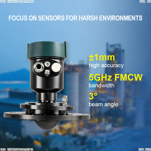 Capteur de niveau d'eau radar à ondes guidées industrielles 80 GHz pour réservoir chimique - Product Image 6