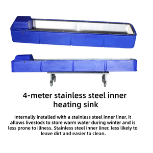 <span class=keywords><strong>Abbeveratoio</strong></span> Riscaldante in Plastica per Mucche e Pecore, Vasca d'Acqua Riscaldata per Animali - Product Image 4