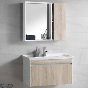 <span class=keywords><strong>Meuble</strong></span>-lavabo mural en contreplaqué flottant BF <span class=keywords><strong>pas</strong></span> <span class=keywords><strong>cher</strong></span> avec <span class=keywords><strong>vasque</strong></span> <span class=keywords><strong>et</strong></span> miroir - Product Image 1