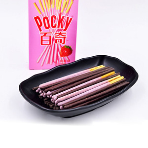 ป๊อกกี้ 60 กรัม รสช็อกโกแลตสตรอว์เบอร์รี่คู่ บิสกิตแท่งกรอบ หวานอร่อย ขนมนำเข้า ขายส่งจำนวนมาก - Product Image 2