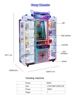 Machine à griffes à pièces de monnaie, jeu de gagnant de prix avec boîte à surprises, machine à griffes en plastique et en bois