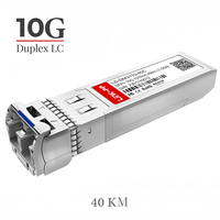 Module SFP+ 10G SMF Duplex LC 1310nm 40km Transceiver Optique à Fibre Commerciale