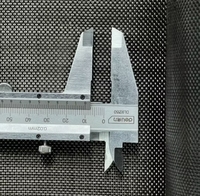 12K 200 ~ 600GSM fibre de basalte de tissu de fibre de carbone renforcée par Ud unidirectionnel pour la construction