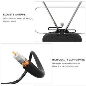 Antena de TV Digital VHF para Interiores, de Alta Ganancia, para Canales Gratuitos, Fabricada en Indonesia - Product Image 3