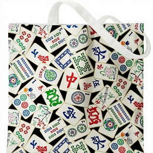 Bolso de lona texturizado de gran capacidad, bolso de hombro vintage con cremallera para ir de compras - Product Image 3