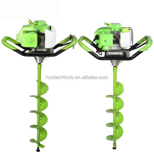 Perceuse de sol multifonctionnelle portative domestique à moteur 63cc haute puissance en alliage d'aluminium pour bricolage, petite machine de terrassement agricole - Product Image 2