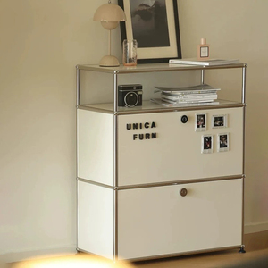 Moderno Aparador De Aço Inoxidável Antiga Combinação Modular Armário De Armazenamento para Sala De Estar Modena Unidade De Armazenamento Doméstico - Product Image 1