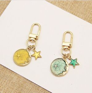 Porte-clés en métal et en émail souple, personnalisé, porte-clé étoile, lune, pendentif, de sac, breloque, à faire soi-même, bijoux, bracelets, accessoires, 50 pièces - Product Image 4