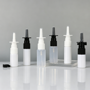 Flacons pulvérisateurs nasaux en HDPE blanc, fabriqués en plastique HDPE épaissi, type à presser, étanches, avec buse à fine brume, idéaux pour - Product Image 6