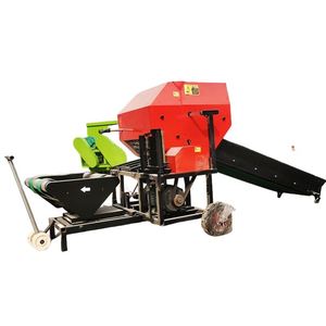 Alfalfa Corn Stalk Silage hay Rice Straw Grass Silage Feed Baler Bale Pressing <b>Packing</b> Bundling Making Machine Automatic - Product Image 2