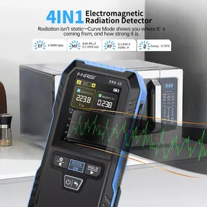 Detektor EMF 4-in-1 Pengukur Kekuatan Medan Elektromagnetik Penganalisis Daya RF Monitor Suhu Akurasi Tinggi 220v Kantor Pabrik - Product Image 2