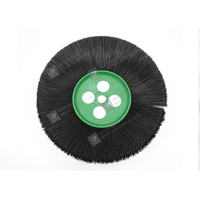 Brosse latérale de rechange robuste en PP pour balayeuse de voirie, fabriquée par Zhenda, pour le nettoyage des caniveaux et des routes