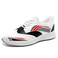 Chaussures de sport tendance 2026 pour hommes, baskets respirantes à motif drapeau à damier, chaussures de course pour femmes |   FN093-26020260629