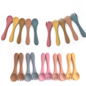 Juego de Tazón, Cuchara y Tenedor de Silicona para Bebé, Libre de BPA, Apto para Alimentos, Vajilla para Niños Pequeños, Cubiertos, Utensilios para la Hora de Comer, Kit de Alimentación Infantil - Product Image 2