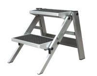 Échelle de sécurité/escalier extérieur en fer Matériau en acier et structure de plate-forme escabeau pliant