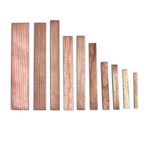 Mèches de bougies en bois 100 % naturelles de haute qualité, sans fumée, avec support en <span class=keywords><strong>fer</strong></span>, faciles à utiliser, sûres, longue durée, pour bricolage multi-bougies - Product Image 2