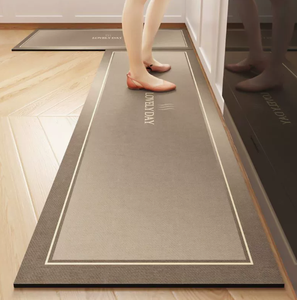 Alfombra de Lujo Personalizable Antideslizante de Secado Rápido, de Pelo Corto, de Poliéster, Hecha a Máquina, Color Sólido, Moderna, Fácil de Cuidar - Product Image 5