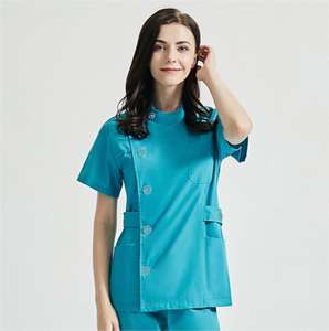 42005 en Stock unisexe uniformes soins infirmiers hôpital ensembles toutes les couleurs papa gommage à la mode gommages uniformes ensembles - Product Image 2