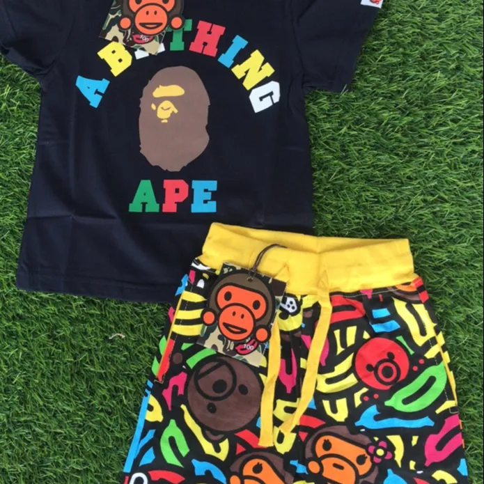 Neue Kinder kleidung Kinder Baby kleidung Set Kinder Shorts Kinder Mädchen T-Shirt Kleider Mädchen Röcke Anzug Kleinkind Kleidung