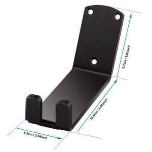 Support mural vélo – <span class=keywords><strong>Crochet</strong></span> de pédale renforcé, rangement horizontal, porte-vélo pour garage - Product Image 3