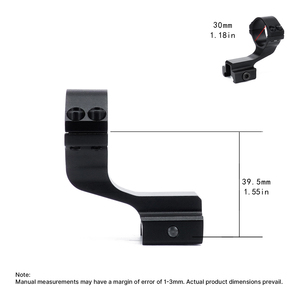 ขาตั้งกล้องเล็ง BANGBANG พร้อมความสูงตรงกลาง 1.55 นิ้ว สำหรับท่อขนาด 30 มม./1 นิ้ว - Product Image 3