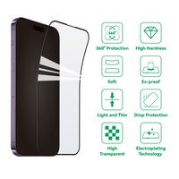 Protection d'écran en film ECO RPET ultra-fin 9H 2.5D pour téléphones mobiles 14/15/16/17 Pro, couverture intégrale, étanche et anti-huile, vente en gros