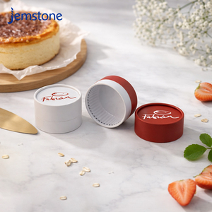 Recyclable Materials Luxury Food Grade Baking Dessert Kraft Paper Tube Cheesecake Cake Packaging Round Cardboard Cylinder Box - Product Image 4