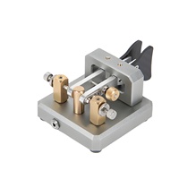 Clé automatique en alliage d'aluminium Corful Morse Keyer Dual Paddle Telegraph Key CW Key For Ham Radio