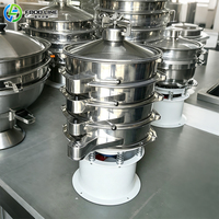 Crible vibrant pour le tri des grains de café, machine de criblage vibrant linéaire en acier inoxydable, tamis vibrant automatique pour l'orge