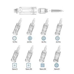 Cartucho de Agujas Desechables de Acero Inoxidable 316 Modelo Mona N2, 12, 36, 42 Nano Bayonet, Sistema de Membrana Esterilizada para Arte Corporal - Product Image 5