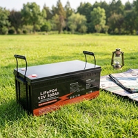 Batterie domestique en stock UE 12V 24V 36V 48V 100Ah-600Ah IP65 rechargeable au lithium LiFePO4 avec BMS pour l'énergie solaire domestique