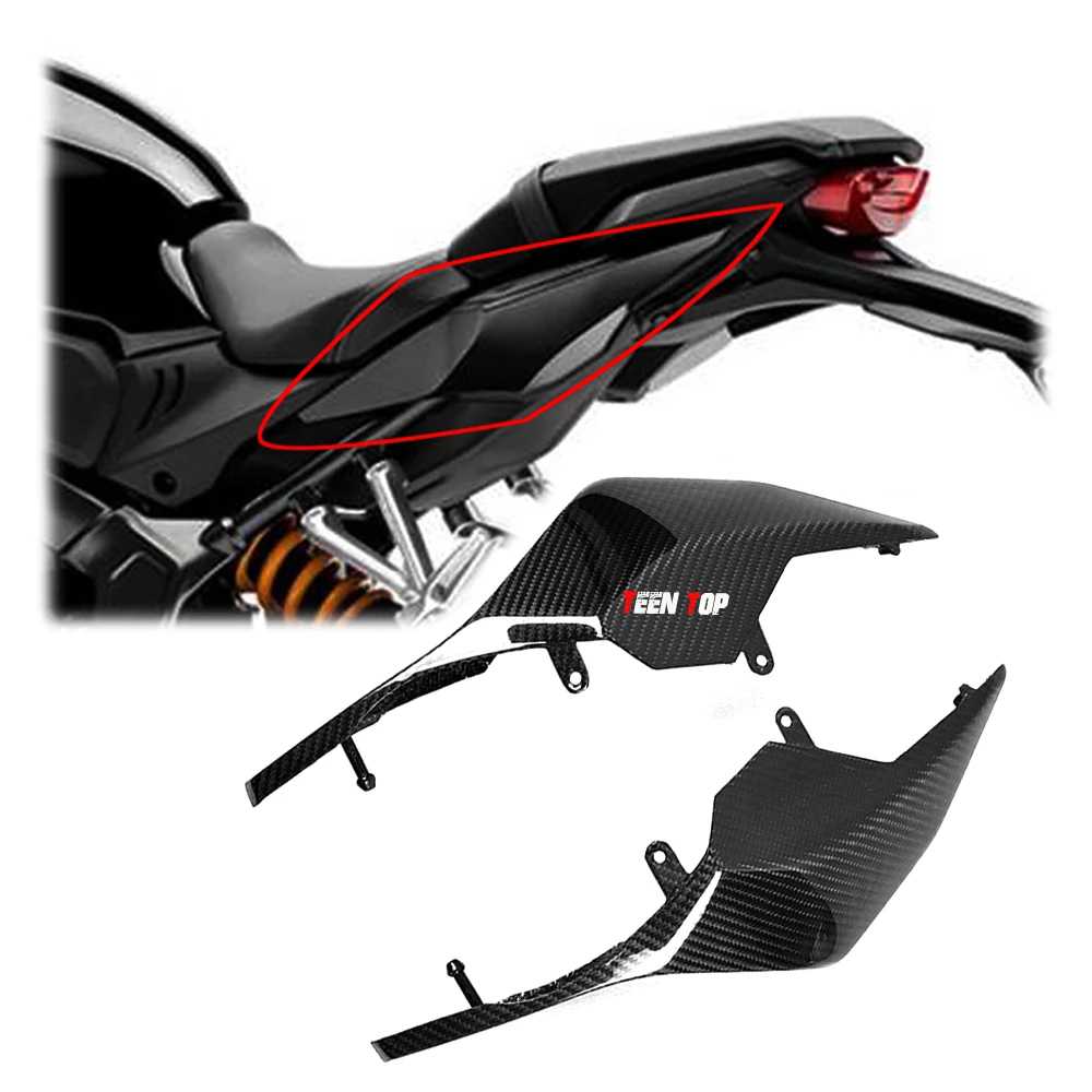 Teentop carbon fiber motorcycle Modified Side panel Decorative Cover for Honda CB650R CBR650R seat side panels