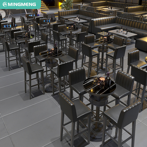 Table à café et à bière en verre de luxe pour hôtel KTV avec tabourets de bar et ensembles de canapés pour pub et restaurant - Product Image 5