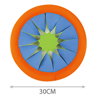 Disque volant souple de 12 pouces pour enfants et adultes, disque de plage de poche pour fête d'anniversaire, cadeau créatif, disque de lancer extérieur pour chien de compagnie