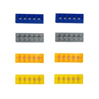 No.32001 MOC plastique 2x6 avec 5 trous plaque bricolage accessoires jouet en vrac assemblage blocs de construction