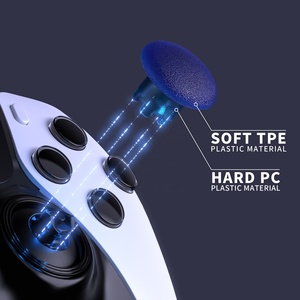 อะไหล่แท่งควบคุม PS5 Edge Controller, ฝาครอบจอยสติ๊กแบบใสสีฟ้า, อะไหล่แท่งอนาล็อกแบบเปลี่ยนได้ - Product Image 5
