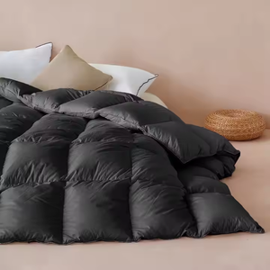 Vente en gros <span class=keywords><strong>couette</strong></span> de luxe en <span class=keywords><strong>duvet</strong></span> d'<span class=keywords><strong>oie</strong></span> super confortable de taille King Queen pour l'hiver parure de lit draps de lit pour hôtel - Product Image 1
