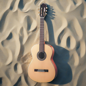 Guitarra Clásica Española KAPOK SC-15 de 39 Pulgadas con Tapa de Abeto Sólido Brillante, Fondo y Lados Laminados, 6 Cuerdas de Nylon - Product Image 5