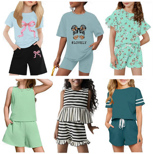 Ropa Infantil de Moda, Alta Calidad, Otros Materiales, Lote de Ropa Infantil al por Mayor, Conjunto de Verano para Bebés, Limpio - Product Image 1