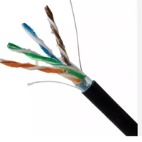 Harga pabrik jaringan berpelindung Cat6/6A kabel Lan 4 pasang FTP/SFTP 0.57mm 23awg tembaga murni/CCA konduktor PVC PE jaket dari SZADP