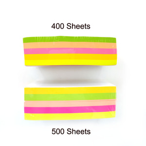 Bloc-notes adhésifs SURWIN de haute qualité en papier, 3x5 pouces, emballage rétractable, 400 feuilles, pour étudiants - Product Image 3