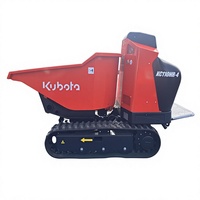 Mini-dumper sur chenilles Kubota KC110HR-4 d'occasion, diesel, capacité de charge 1,5T, transmission sur chenilles