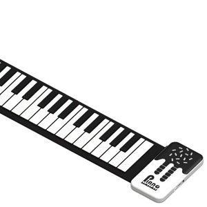 Wholesale 49‑Key Flexible Hand Roll‑up Piano Rainbow Color Silicone Portable Electronic Keyboard For Beginner Children - Product Image 1