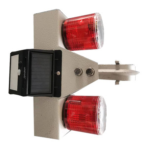 Feux de signalisation LED à énergie solaire Dl S6213 Ip65 avec cadre en aluminium, dispositif d'avertissement routier - Product Image 3