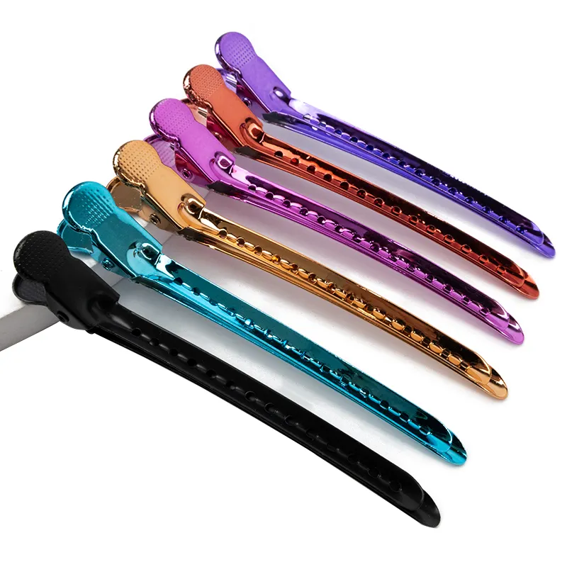 High Quality Accessory Thicker Bend Colorful Metal Hairpin Antislip Hair Clamps Hair Clips