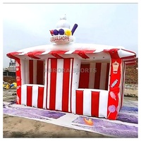 Tienda Inflable con Forma de Auto Personalizada, Tienda Comercial de Palomitas de Maíz para Carnaval, Carpa Inflable Publicitaria para Ferias Comerciales